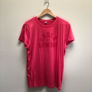 Under Armour Pink Tee💕